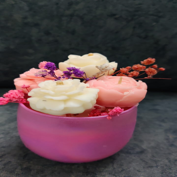 Bouquet aromatic candle 