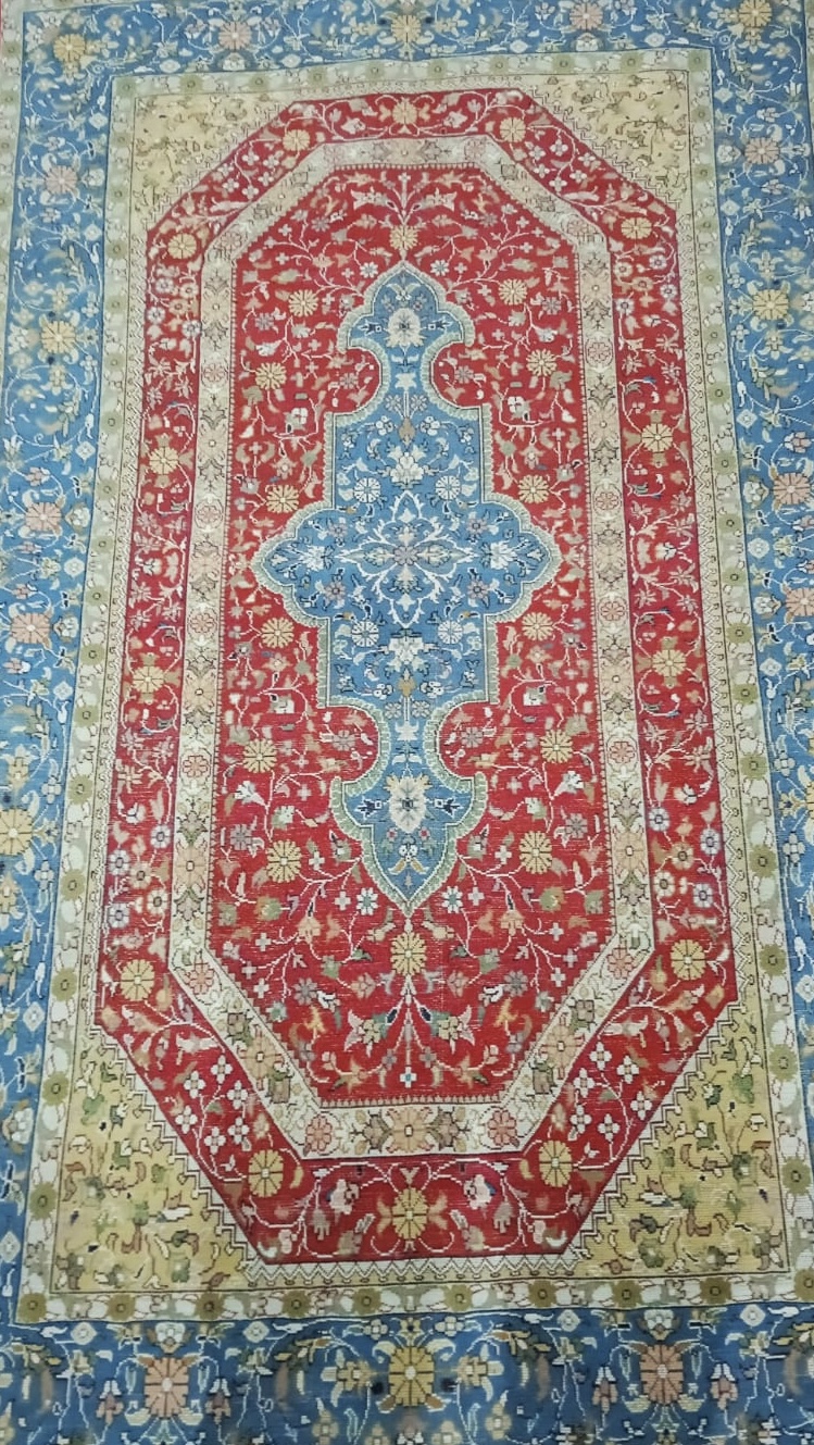 Woven Kashmiri carpet 1