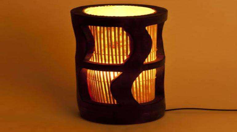 Woven rattan lamps 1 