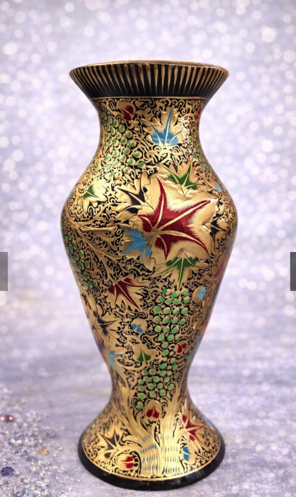 Paper mache vase 3